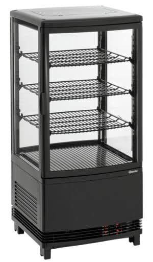 Mini-Kühlvitrine 75L2T schwarz - Image 11