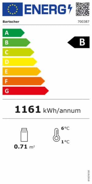 Mini-Kühlvitrine 75L2T schwarz - Image 12